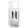 KARL LAGERFELD futerał do IPHONE 14 Pro KLHCP14LLBKLCS (Liguid Glitter Big KL Logo) srebrny na NearMe.pl