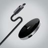 Ładowarka indukcyjna Forcell F-Energy Smart Charge USB C Qi2 15W zgodna z MagSafe z odpinanym kablem 1,5 m srebrna na NearMe.pl