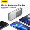 BASEUS powerbank 10000 mAh + kabel USB A do Typ C PD QC3.0 3A 20W PPBD040202 biały na NearMe.pl