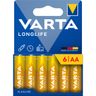 VARTA bateria alkaliczna R6 (AA) Longlife 6 szt na NearMe.pl
