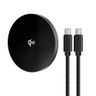 Ładowarka indukcyjna Forcell F-Energy Smart Charge USB C Qi2 15W zgodna z MagSafe z odpinanym kablem 1,5 m srebrna na NearMe.pl