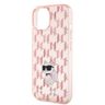 KARL LAGERFELD futerał do IPHONE 15 KLHCP15SHNCMKLP (Monogram) różowy na NearMe.pl