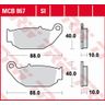 TRW LUCAS KLOCKI HAMULCOWE KH629 ORGANIC HONDA CB 125 R / 300 R 18-, CRF 250 L 13-17, SUZUKI GSX-R / S 18-, TYŁ na NearMe.pl
