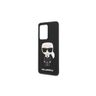 Karl Lagerfeld nakładka do iPhone 7 / 8 / SE 2020 KLHCI8SLFKBK czarna hard case Silicone Iconic na NearMe.pl