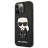 Karl Lagerfeld nakładka do iPhone 13 Pro Max 6,7&quot; KLHCP13XOKPK czarna hard case Saffiano Ikonik Karl`s Patch na NearMe.pl