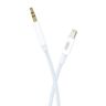 XO kabel audio NB-R211A Lightning - jack 3,5mm 1,0 m biało-niebieski na NearMe.pl