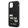 Karl Lagerfeld nakładka do iPhone 12 Mini 5,4" KLHCP12SPCUSKCBK czarna hard case Iconic Karl & Choupette na NearMe.pl
