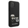 Karl Lagerfeld nakładka do iPhone 12 Mini 5,4" KLHCP12SPCUSKCBK czarna hard case Iconic Karl & Choupette na NearMe.pl