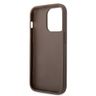 Guess PU 4G Metal Logo Case for iPhone 15 Pro Brown na NearMe.pl