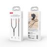 XO kabel audio 2w1 NB-R269B USB-C - 2x złącze jack 3,5mm 1,2m czarny na NearMe.pl