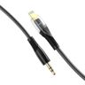 XO Clear kabel audio NB-R241A Lightning - jack 3,5mm 1,0 m czarny na NearMe.pl