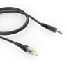 XO Clear kabel audio NB-R241A Lightning - jack 3,5mm 1,0 m czarny na NearMe.pl