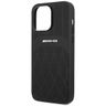 AMG nakładka do iPhone 14 Pro Max 6,7&quot; AMHMP14XOSDBK czarna hard case Leather Curved Lines MagSafe na NearMe.pl