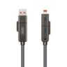 XO kabel NB275 4w1 USB-C - Lightning + USB + USB-C 60W 1,0m szary na NearMe.pl