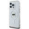 Karl Lagerfeld IML Karl Head Metal Frame MagSafe Case for iPhone 16 Pro Transparent na NearMe.pl