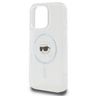 Karl Lagerfeld IML Karl Head Metal Frame MagSafe Case for iPhone 16 Pro Transparent na NearMe.pl